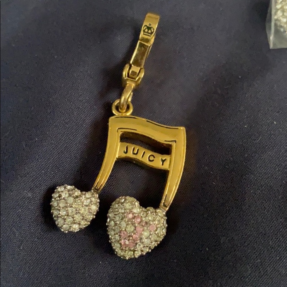 Juicy couture charm with note